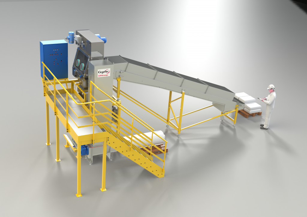 3D implantation de la station de reconditionnement de bore